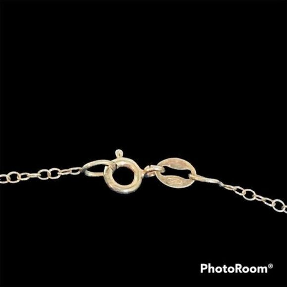 Vintage Anchor Gold Plated Sterling Silver Necklace - Picture 5 of 8